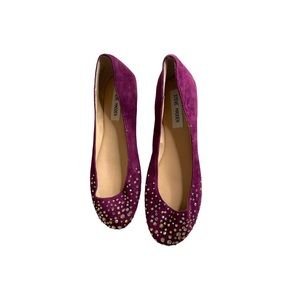 Steve Madden I-Dentfy Rhinestone Bejeweled Ballet Flats 8